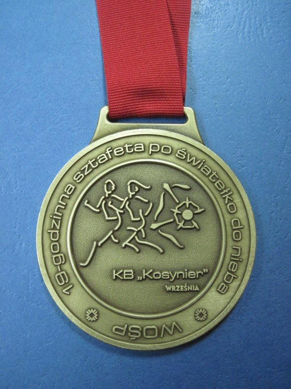 Medal 19.godzinnej Sztafety Po Światełko Do Nieba
